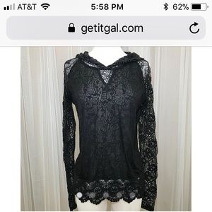 Lace hoodie